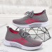 Women Casual Mesh Breathable Soft Slip Resistant Flat Sneakers