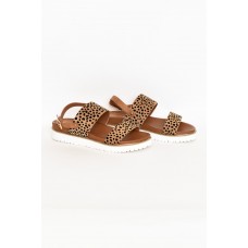 Cartia Animal Slingback Platform Sandal