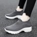 Women Mesh Slip On Lazy Platform Shoes