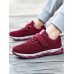 Women Casual Breathable Mesh Hook Loop Slip Resistant Walk Sneakers